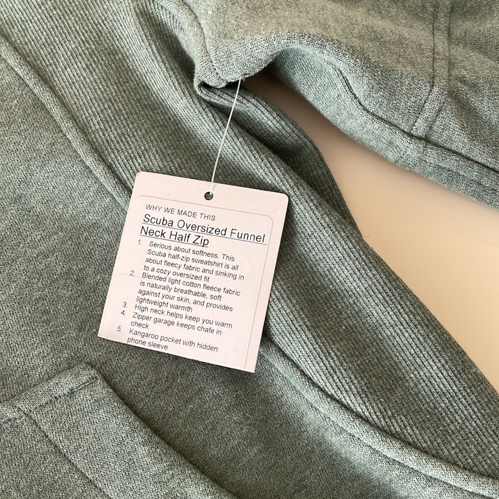 Lululemon Scuba Funnel Neck Half Zip - Picture 9 of 12